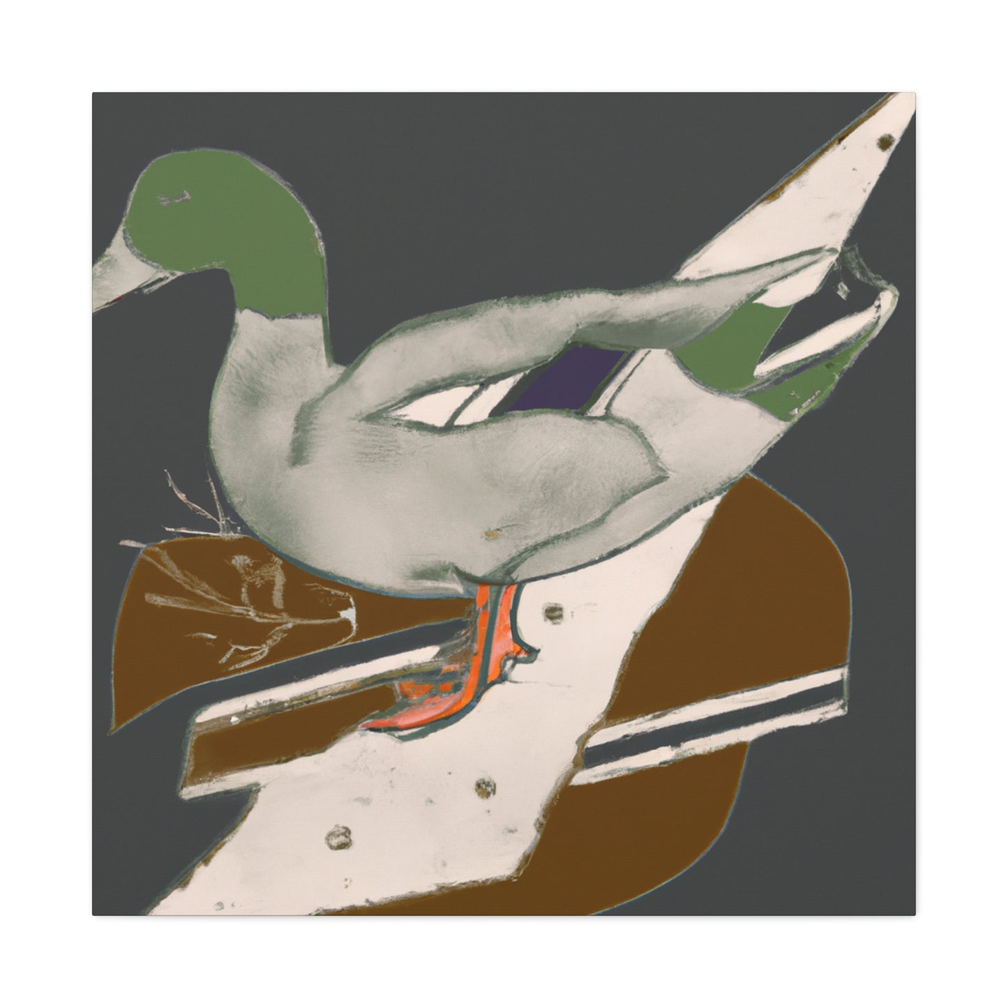 Mallard Duck Dreamscape - Canvas