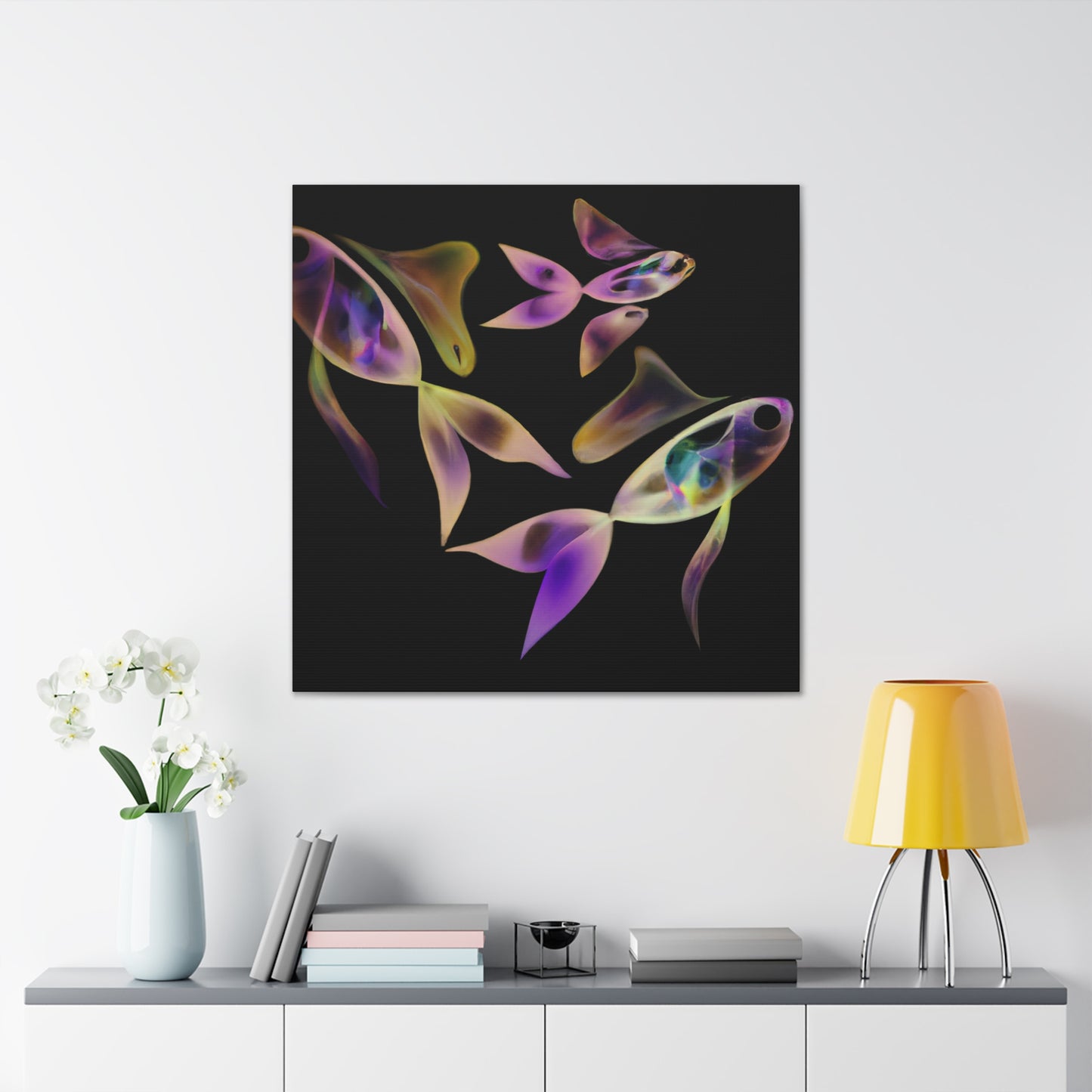 "Neon Tetra Dreamscape" - Canvas