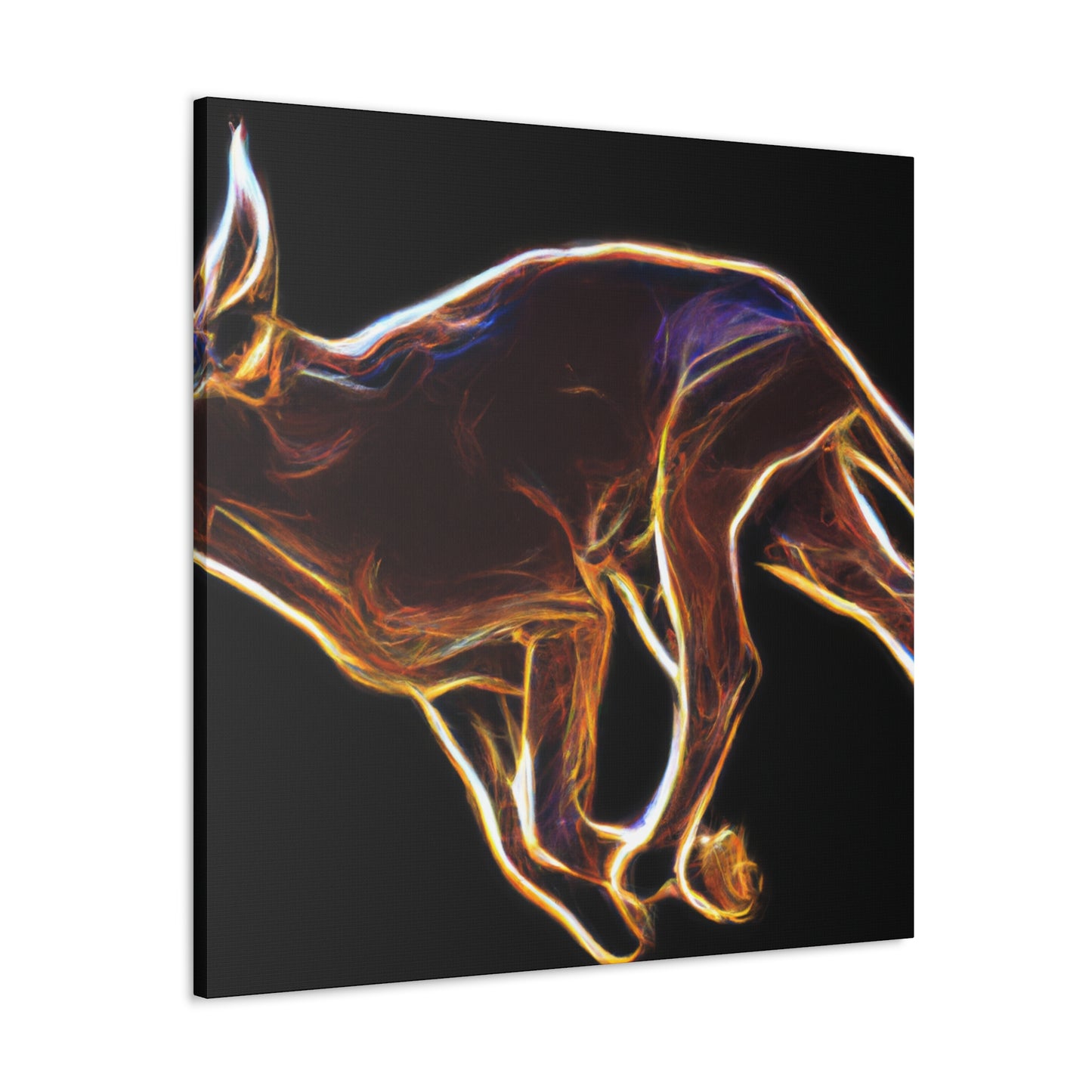 "Caracal in Abstraction" - Canvas