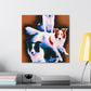 Border Collie Reflection - Canvas