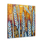 Wheat Fields Ablaze. - Canvas