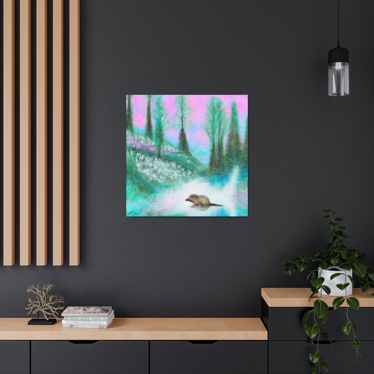 Beaver's Dreamscape Portrait - Canvas