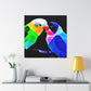 Lovebirds in Moonlight - Canvas