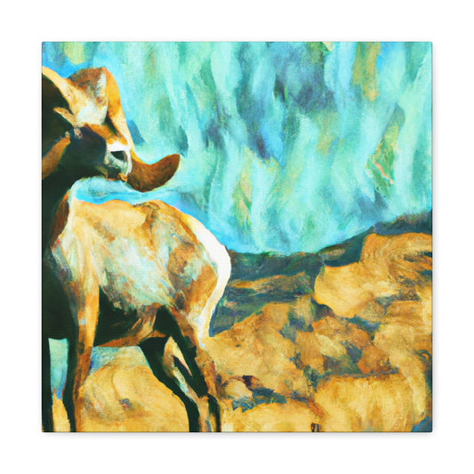 "A Moment of Bighorns" - Canvas