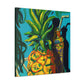 Pineapple in Neoclassicism - Canvas