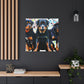 Powerful Rottweiler Pose - Canvas