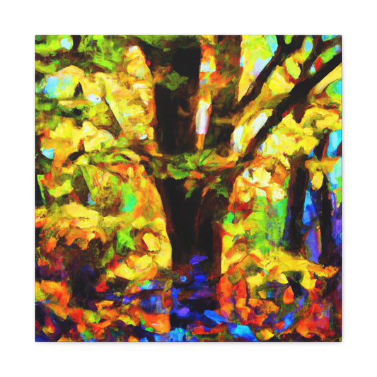 "Beeches in Moonlight" - Canvas