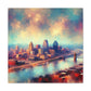 "Cincy Rhapsody in Colors" - Canvas