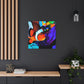 "Clownfish Swimming Gaily" - Canvas