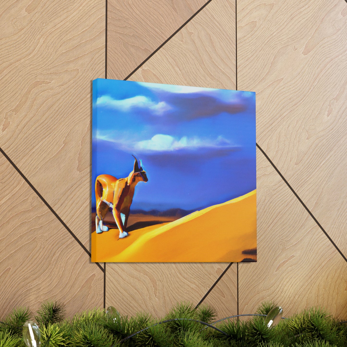 "Caracal in Surrealism" - Canvas