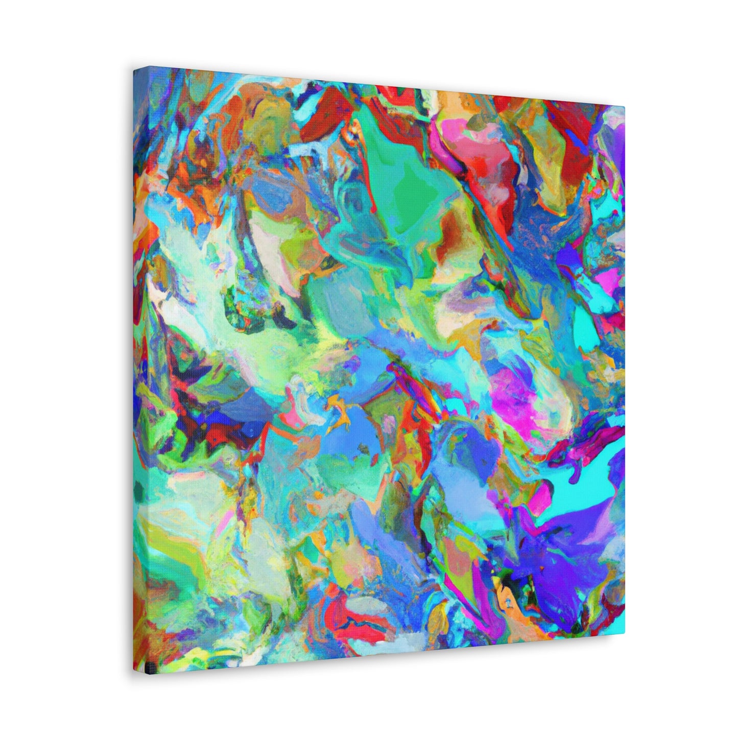 "Timeless Radiance Ablaze" - Canvas