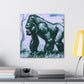 Gorilla in Expressionism - Canvas