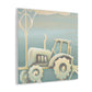 "Tractor of Industry" - Canvas