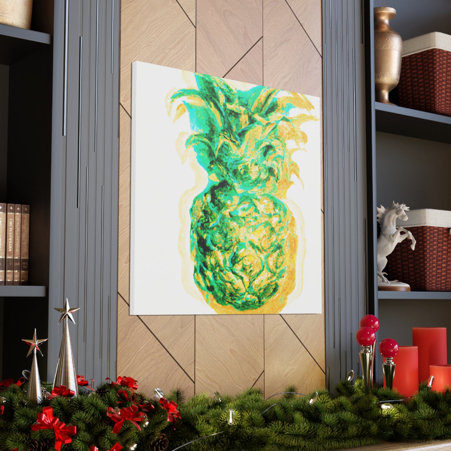 Pineapple in Rococo - Canvas