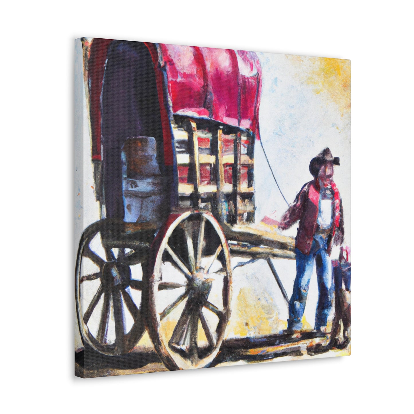 "Chuck Wagon Realism" - Canvas