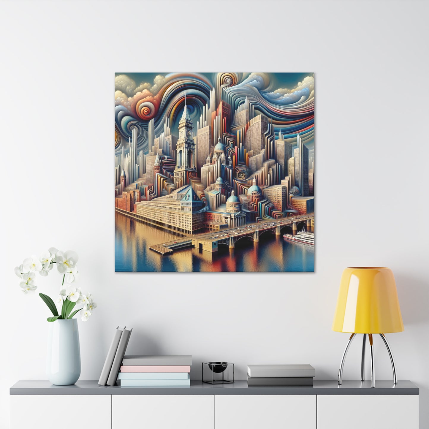 "Enigmatic Boston Dreams" - Canvas