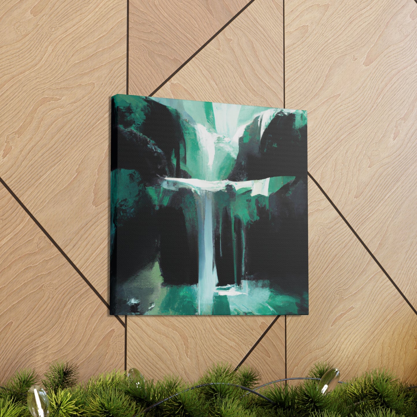 "Rushing Waterfall Beauty" - Canvas