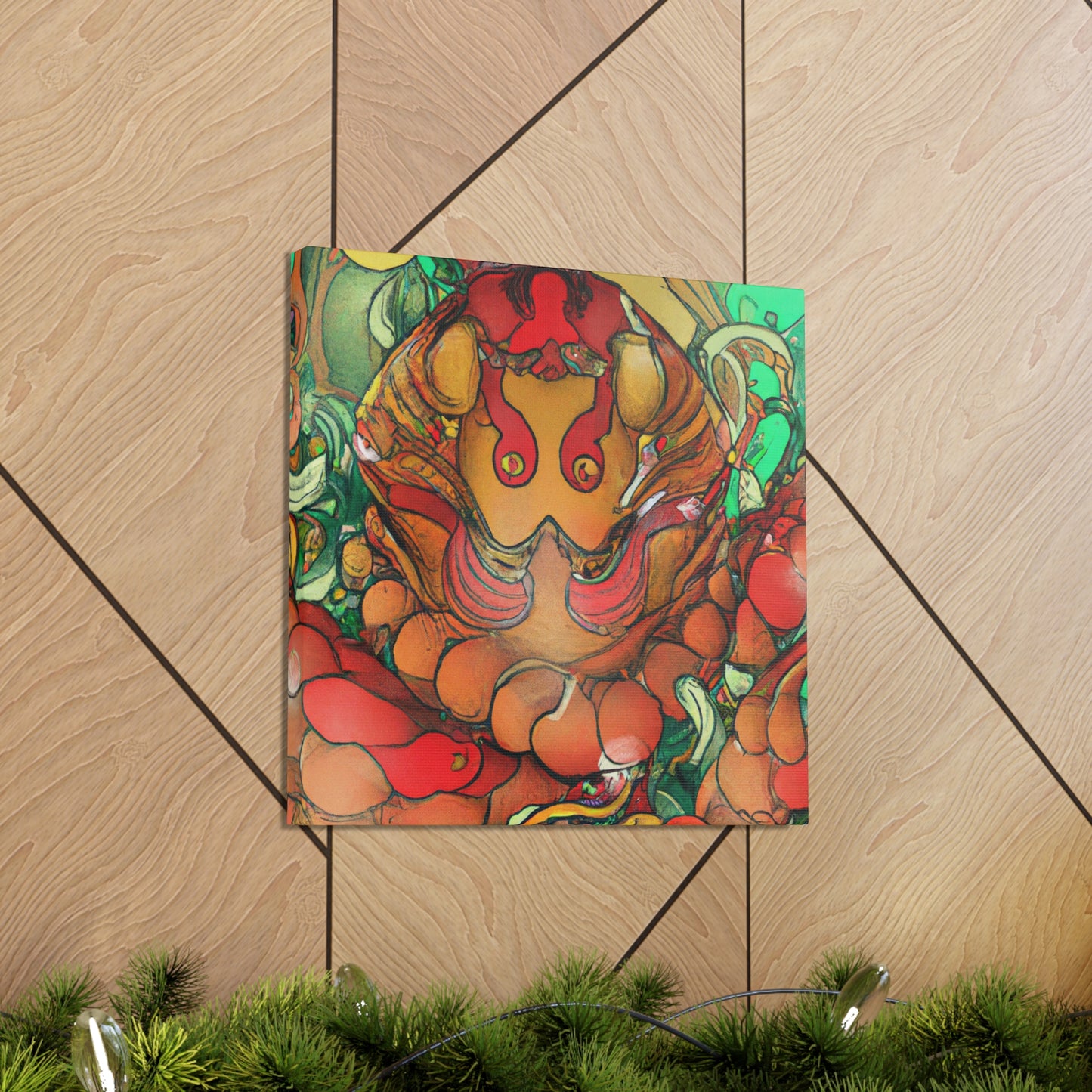 "Dragon In Expressionism" - Canvas