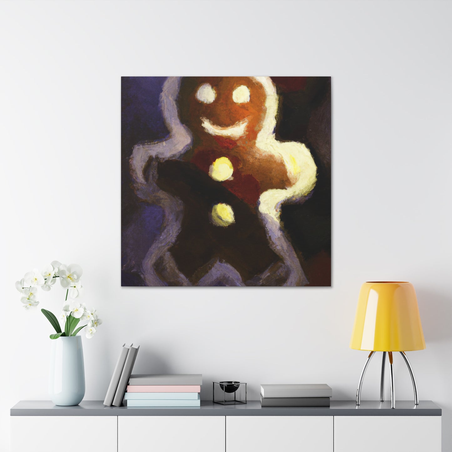 Gingerbread Man Hyperrealism - Canvas