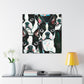 "Boston Terrier Expressionism" - Canvas