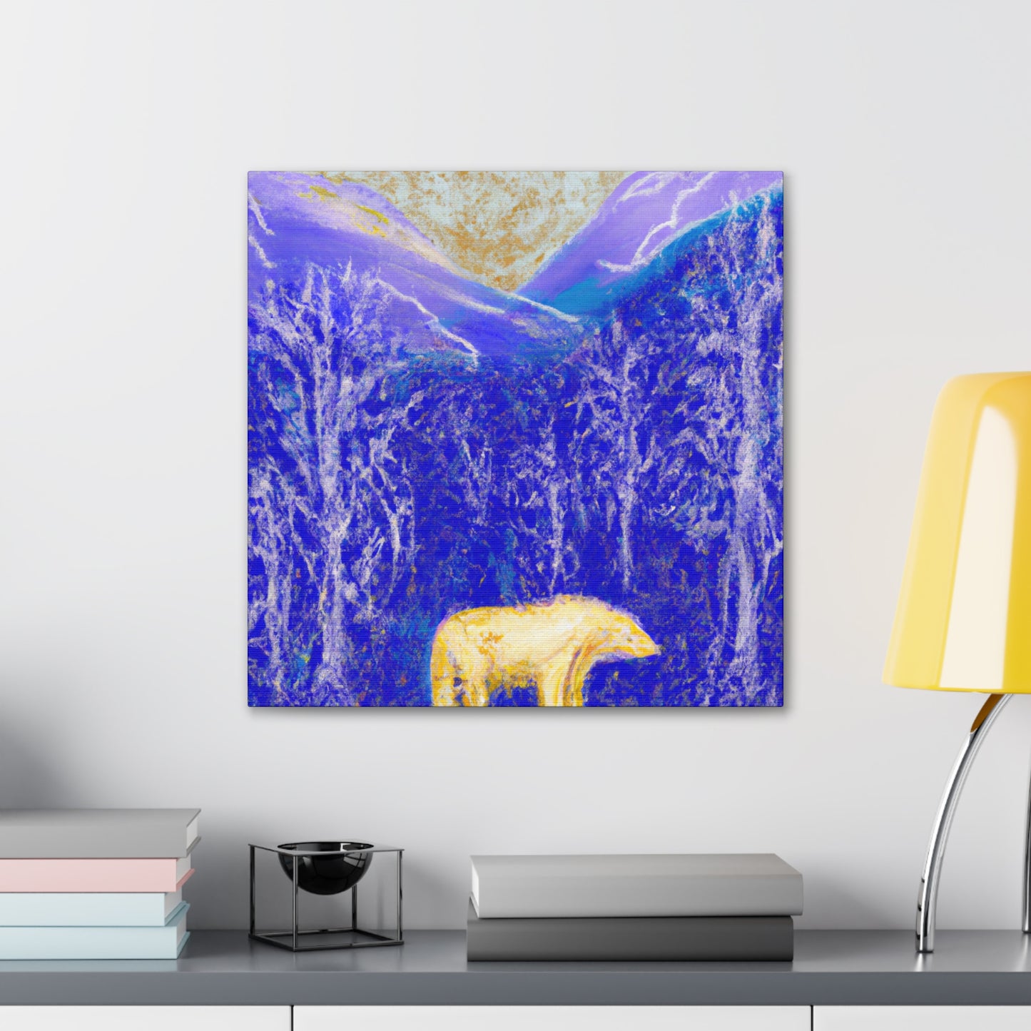 Bear in Impressionism - Canvas