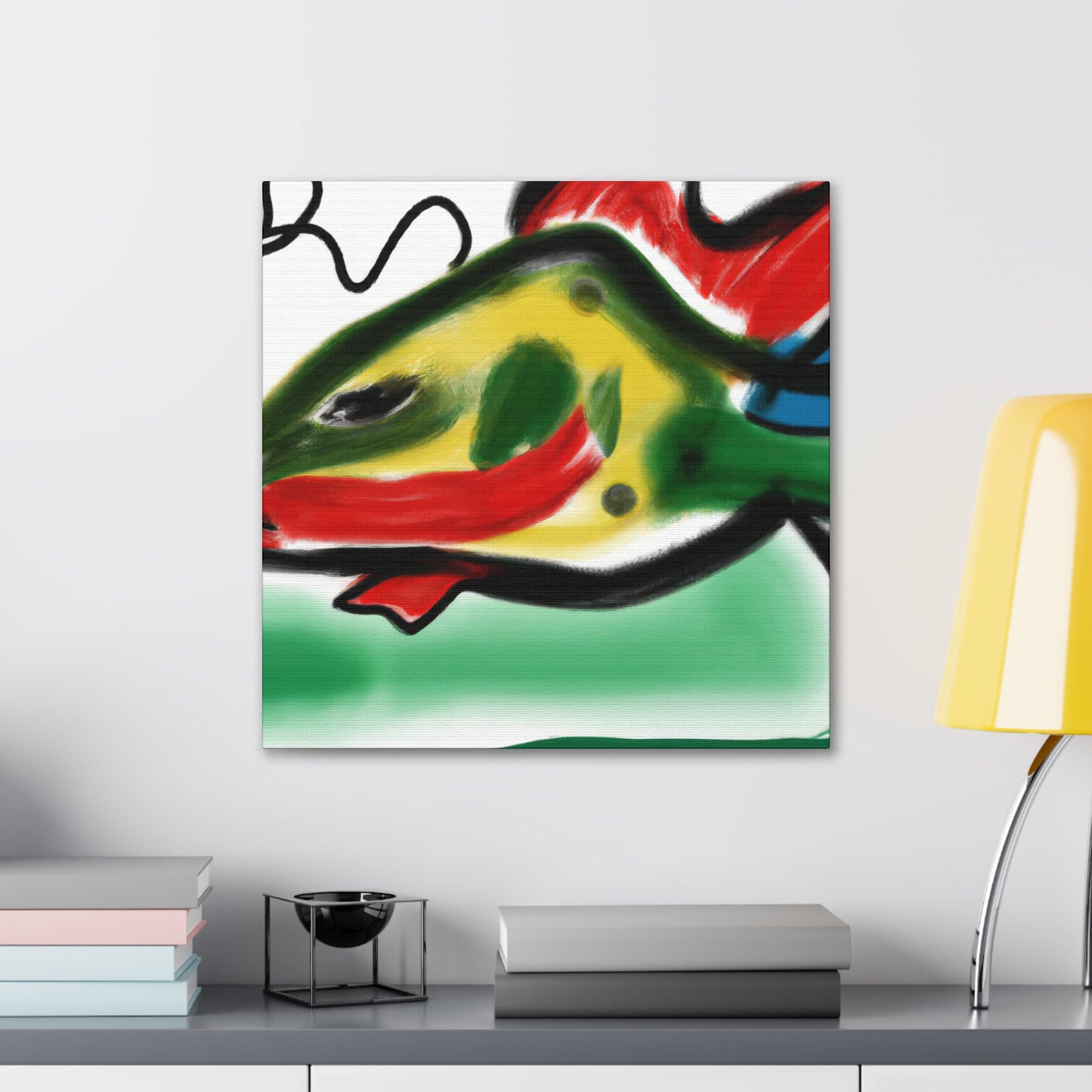 "Swordtail in Abstract Form" - Canvas