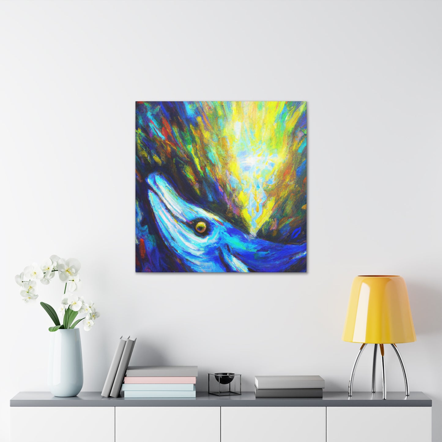 Whale Surrealism Dream - Canvas