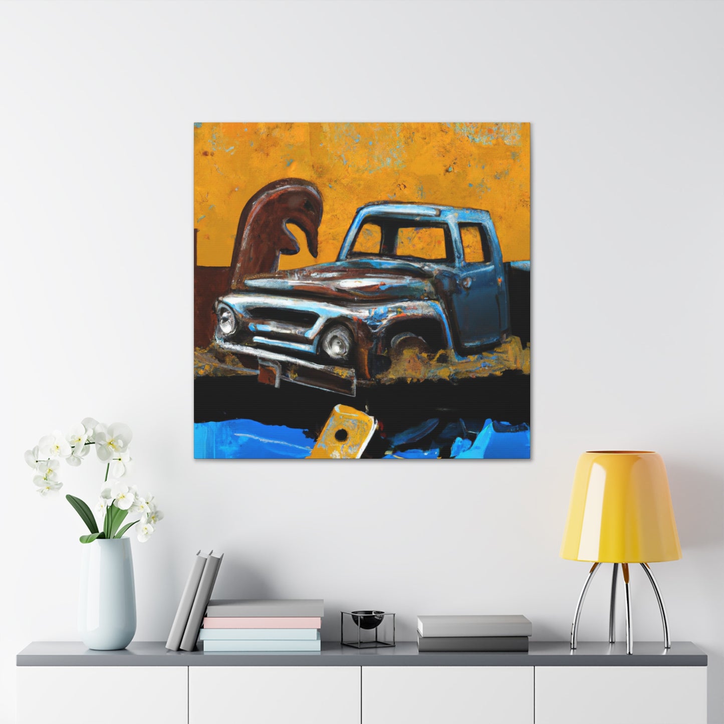 "Old Pickup Dreamscape" - Canvas