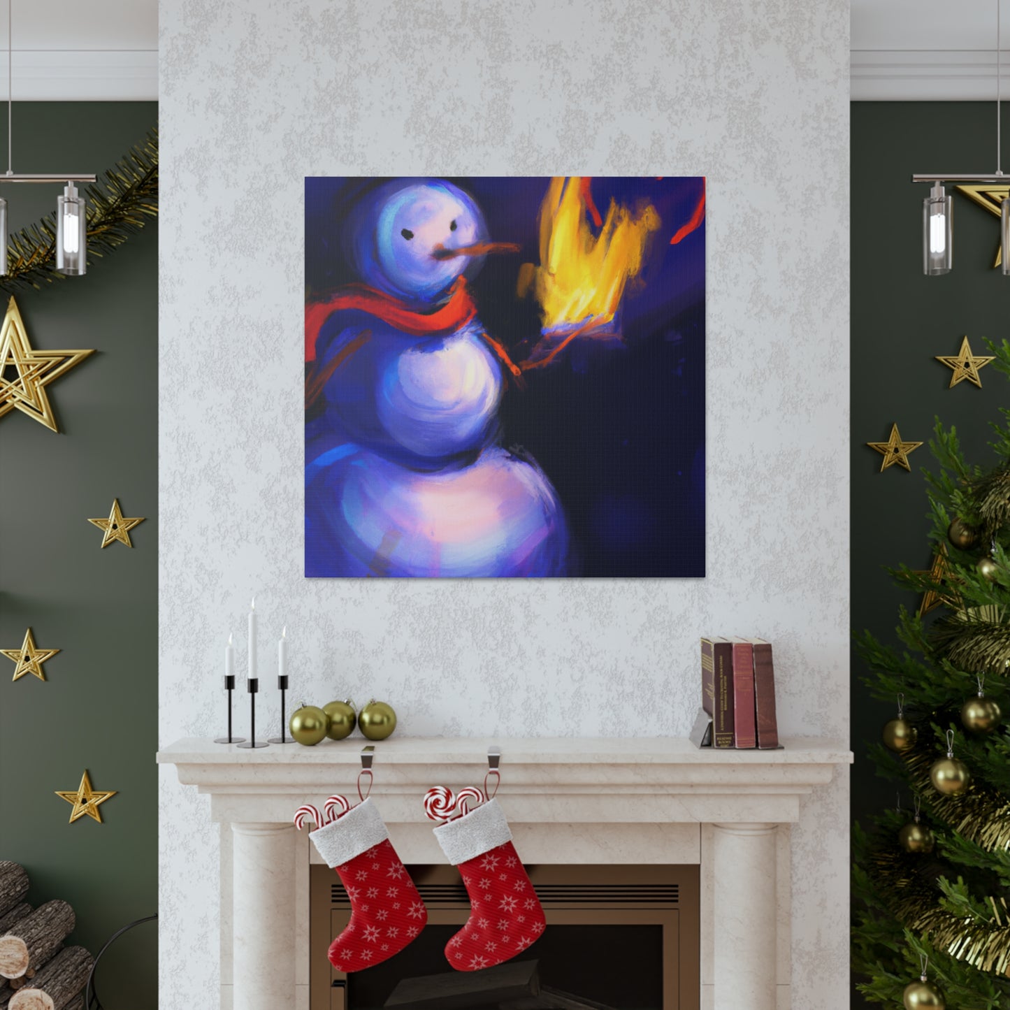 Snowy Winter Wonderland - Canvas