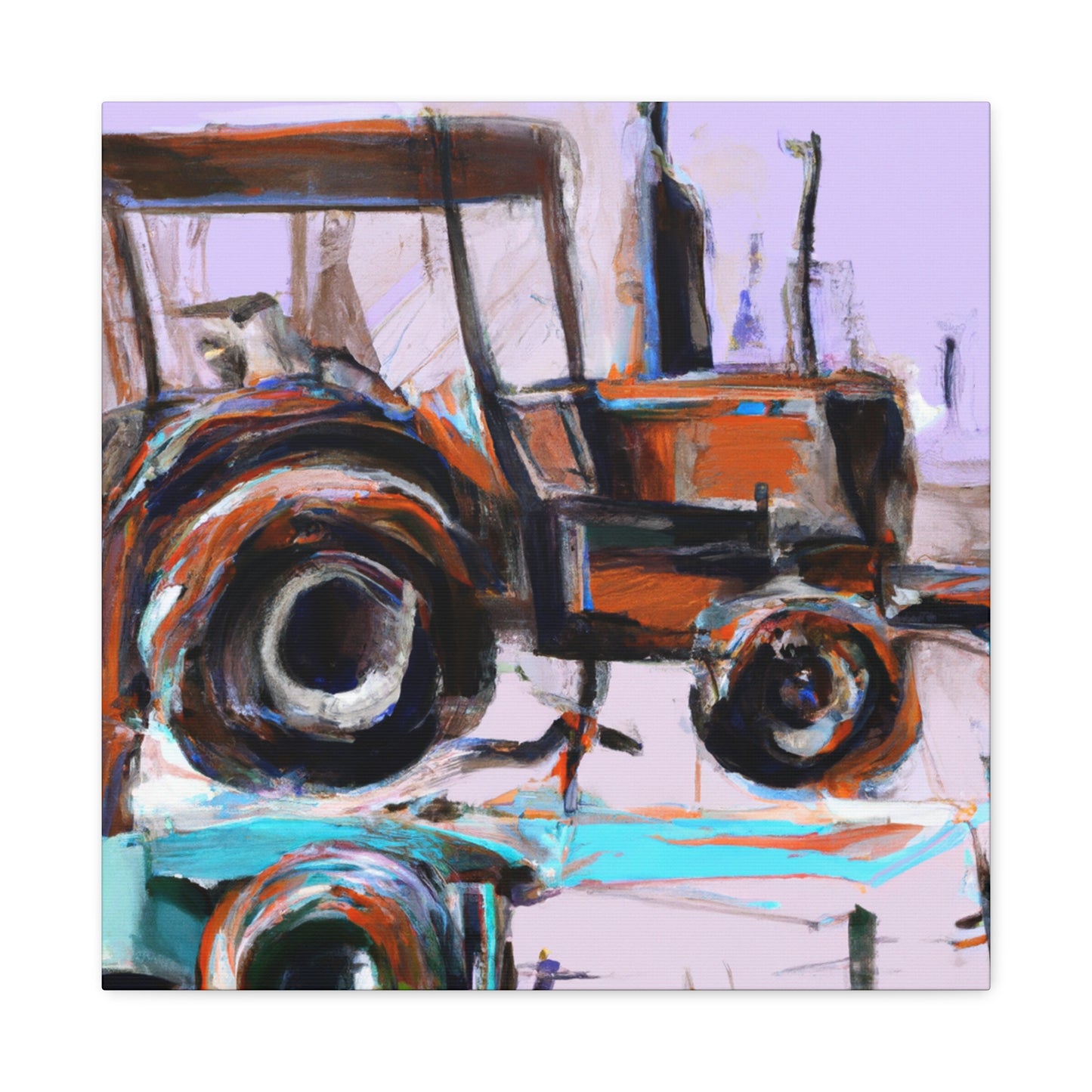 "Tractor of Abstraction" - Canvas