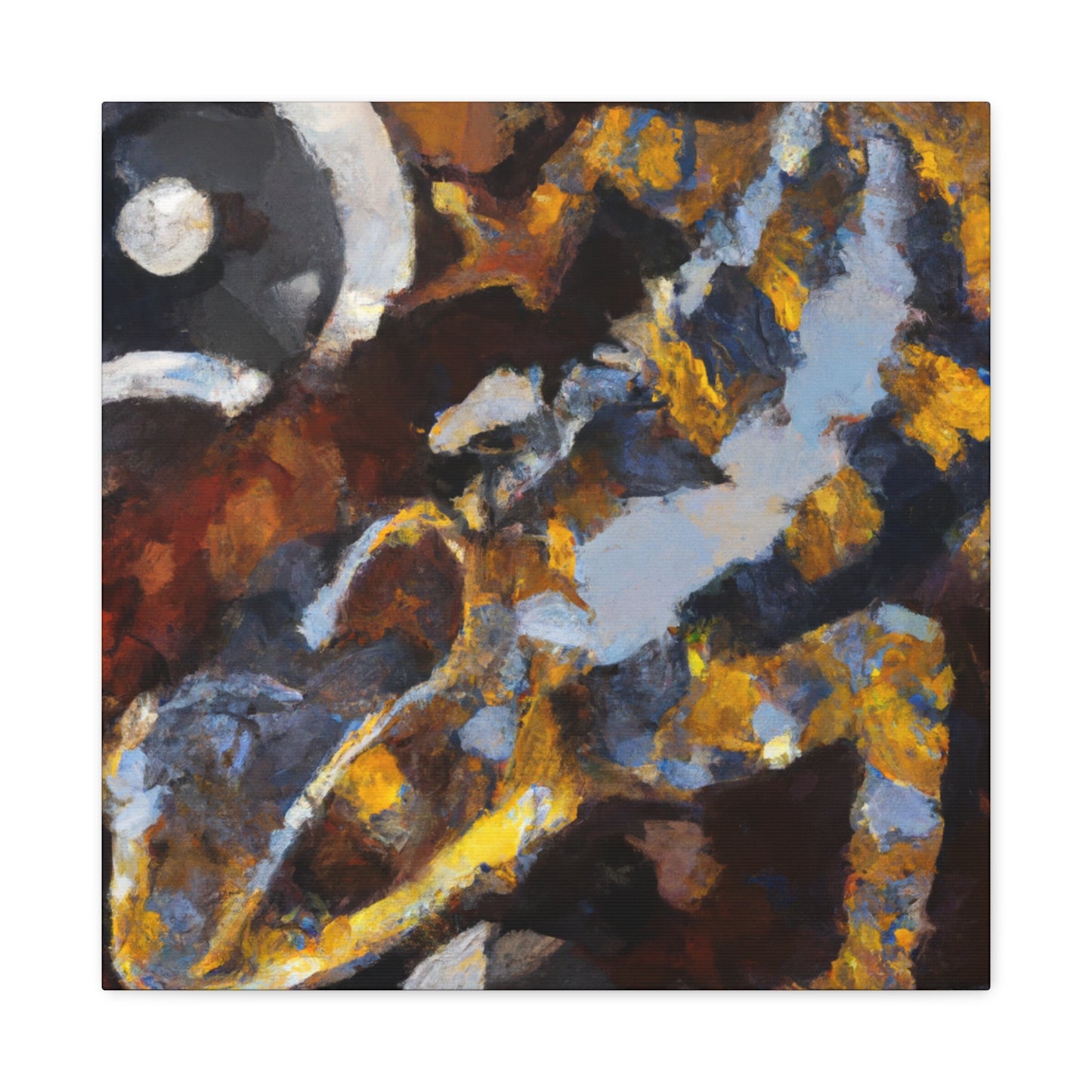 Frilled Lizard Impressionism - Canvas