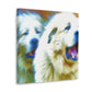 "Great Pyrenees Abstraction" - Canvas