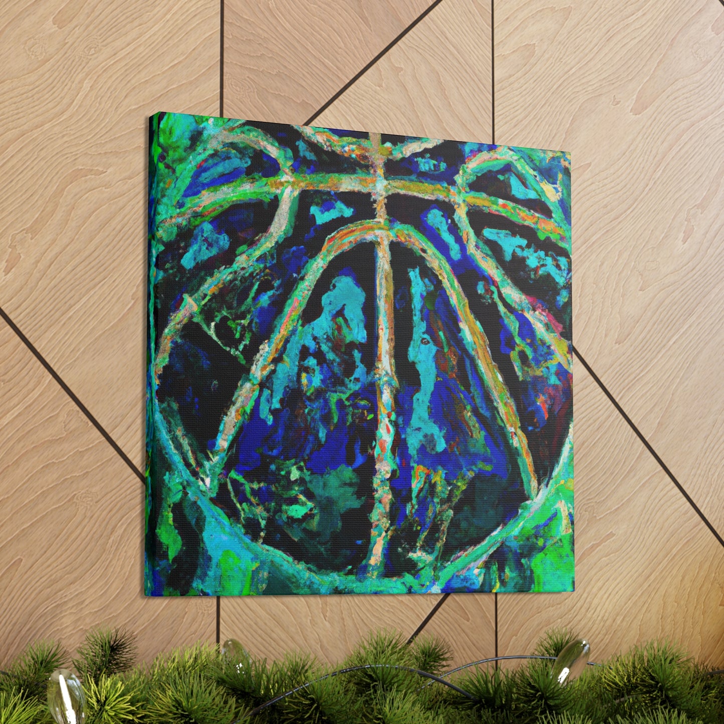 "Ball on the Court" - Canvas