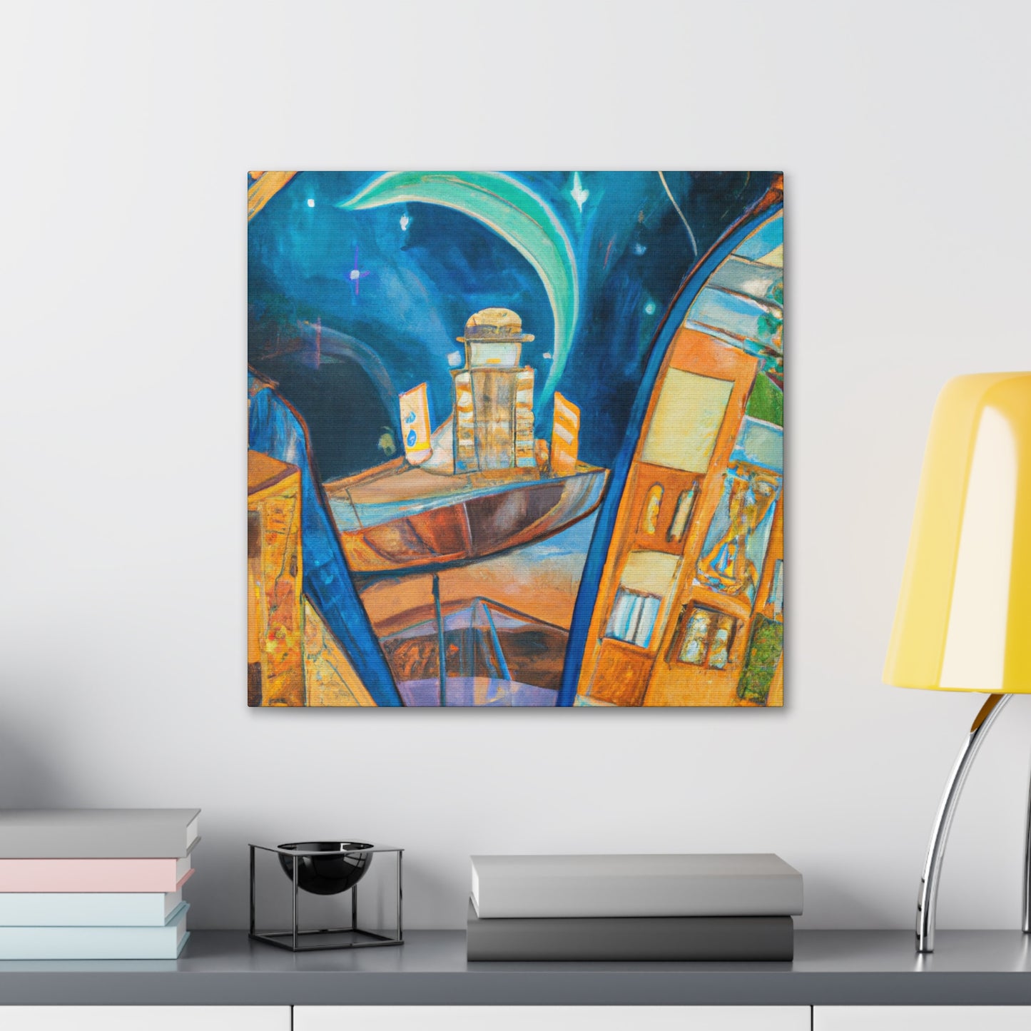 "New York Skyscape Visions" - Canvas