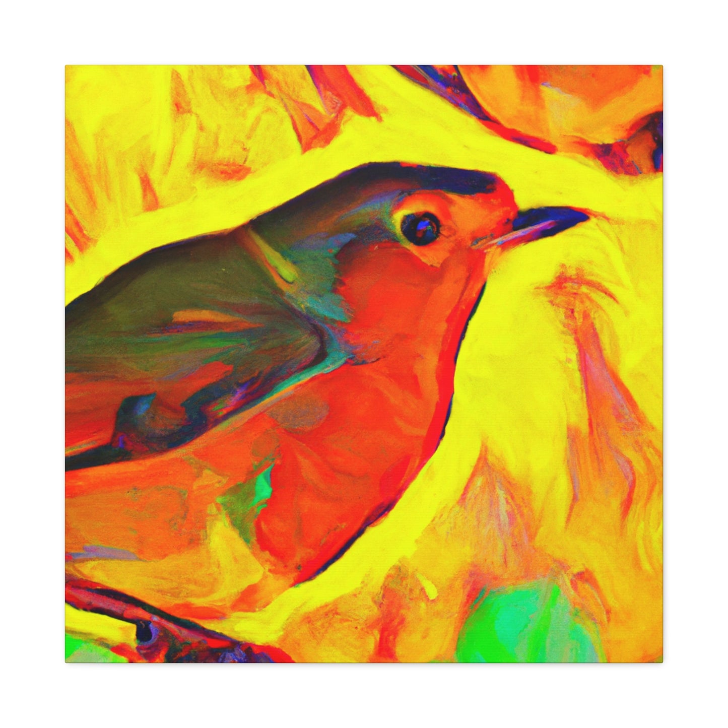 American Robin: Joy - Canvas