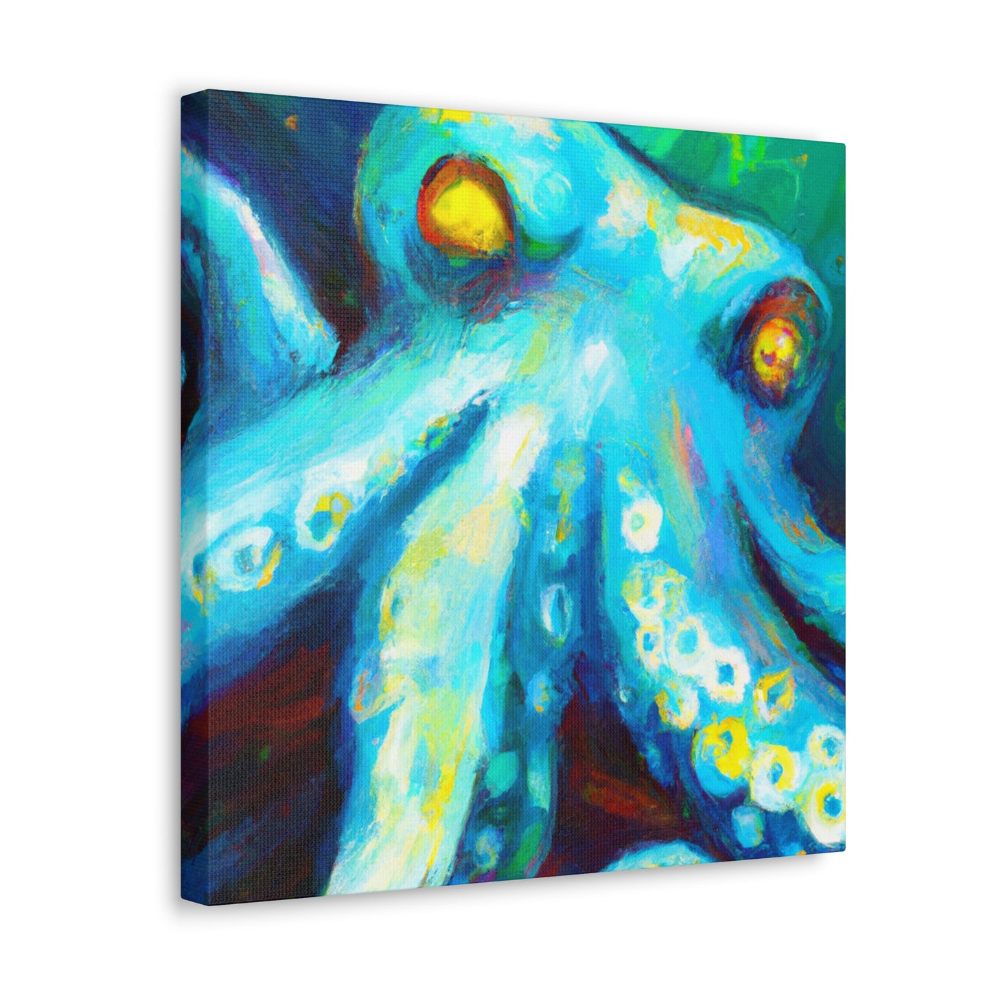 Octopus in Abstract. - Canvas