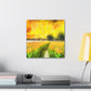 "Cornfield in Moonlight" - Canvas