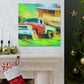 Vintage Pickup Truck Art - Canvas