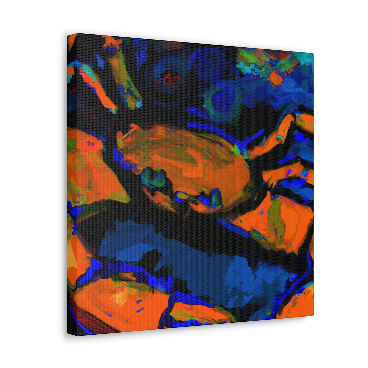 Crab-Crawling Colorful Chaos - Canvas