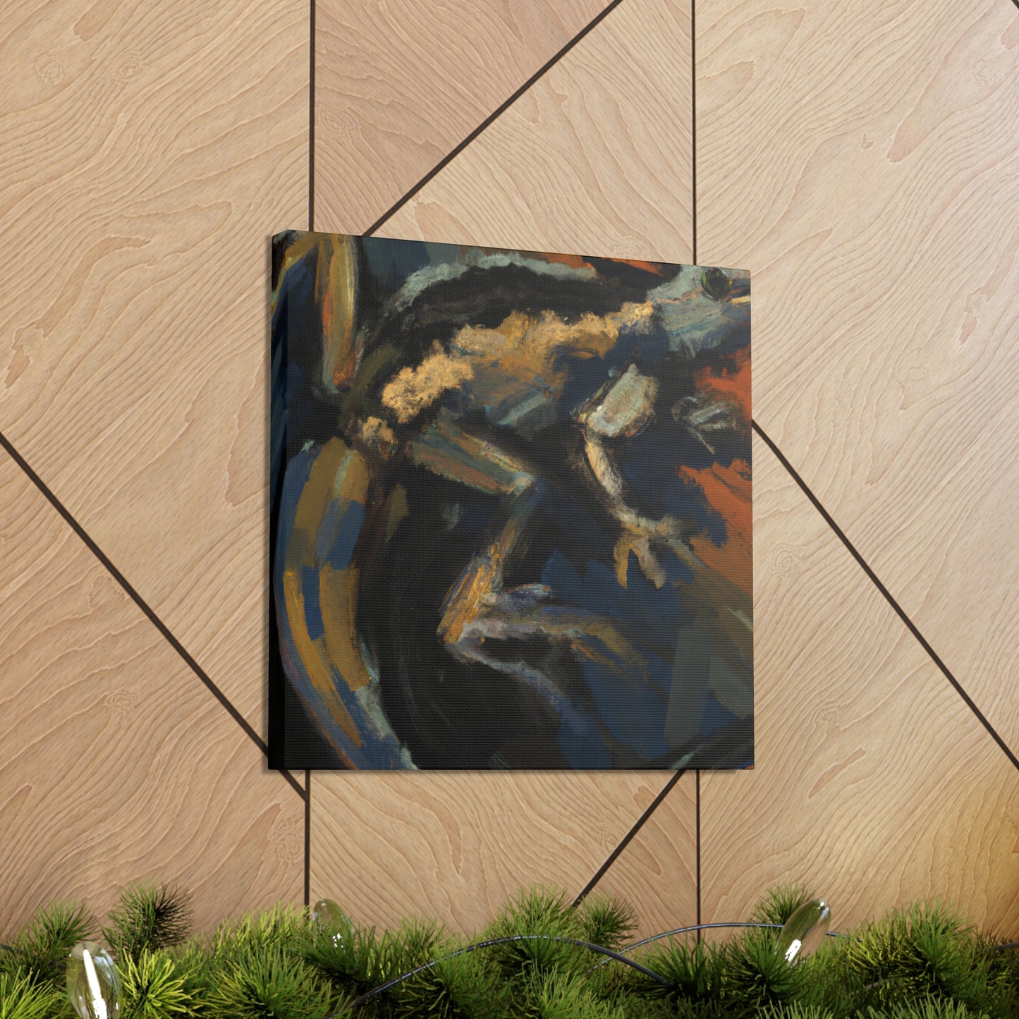 "Lizard Dance of Abstraction" - Canvas