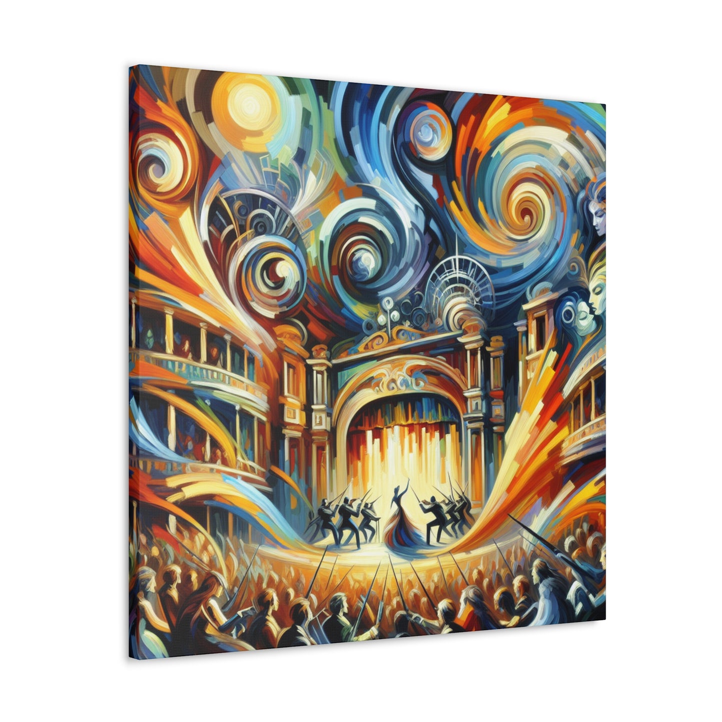 "Melodic Chaos Unveiled" - Canvas