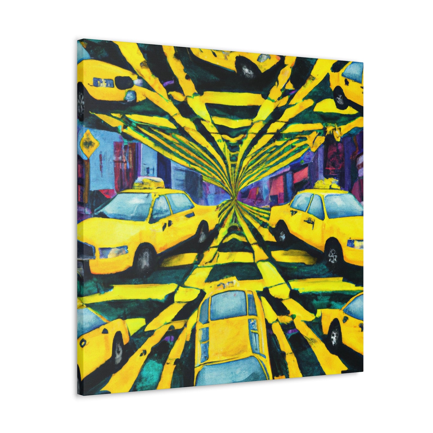 "Taxi Ride Home" - Canvas