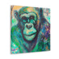 "Chimpanzee Dreamscape" - Canvas