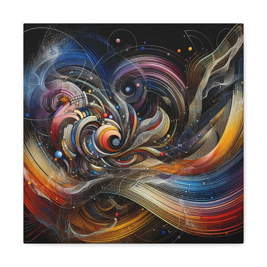 Whirling Echoes of Time - Canvas