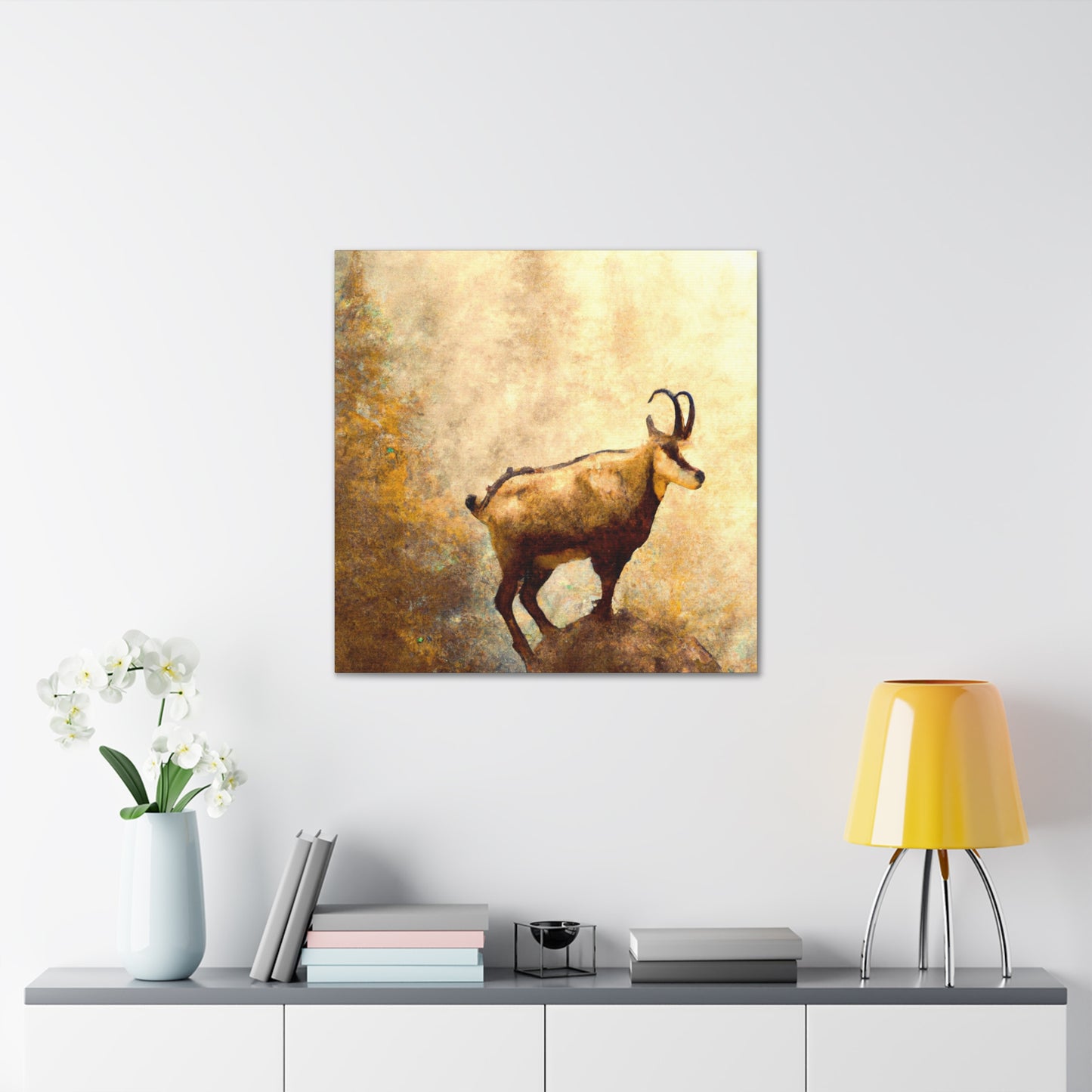 Chamois Mountain Majesty - Canvas