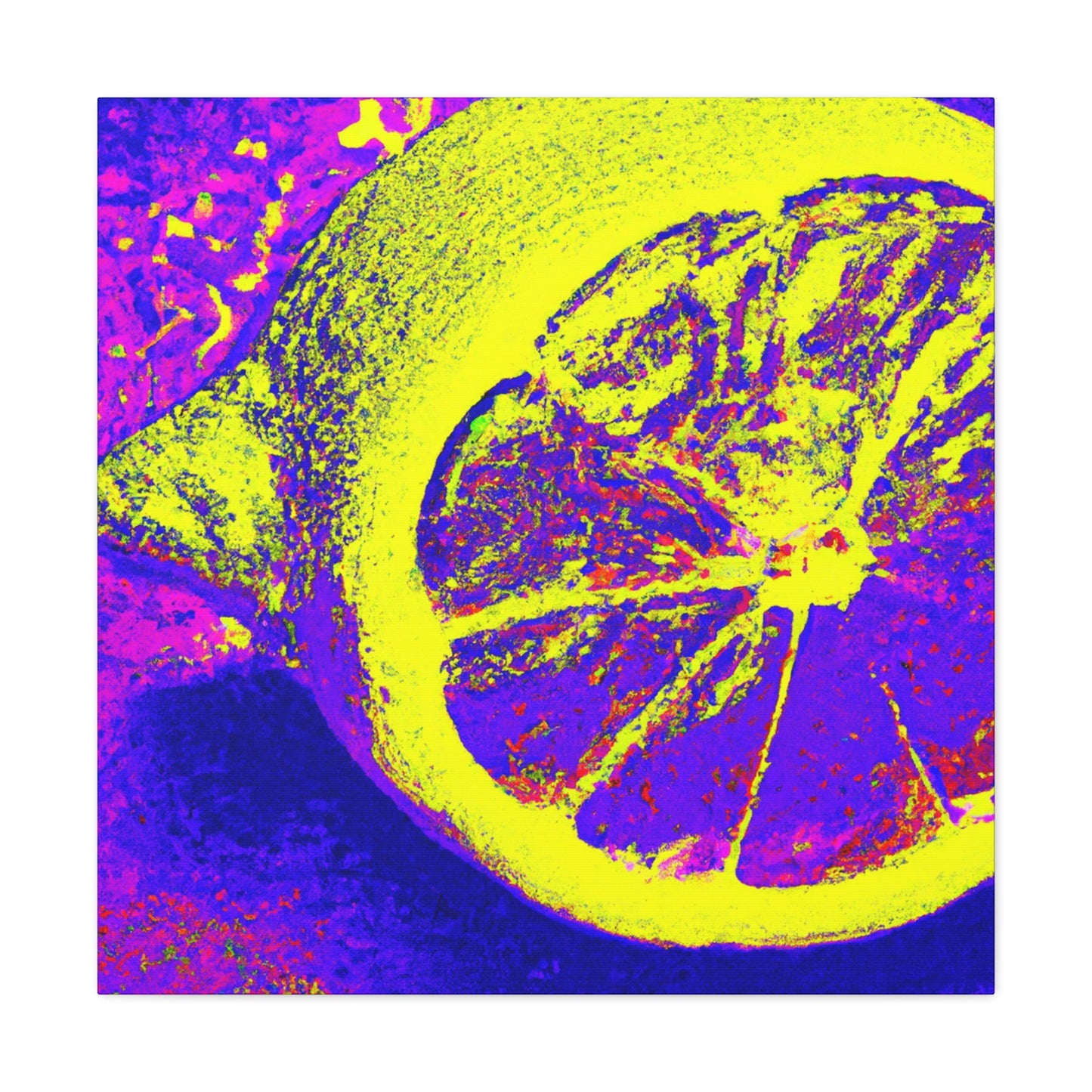 Lemons in Pop Art - Canvas