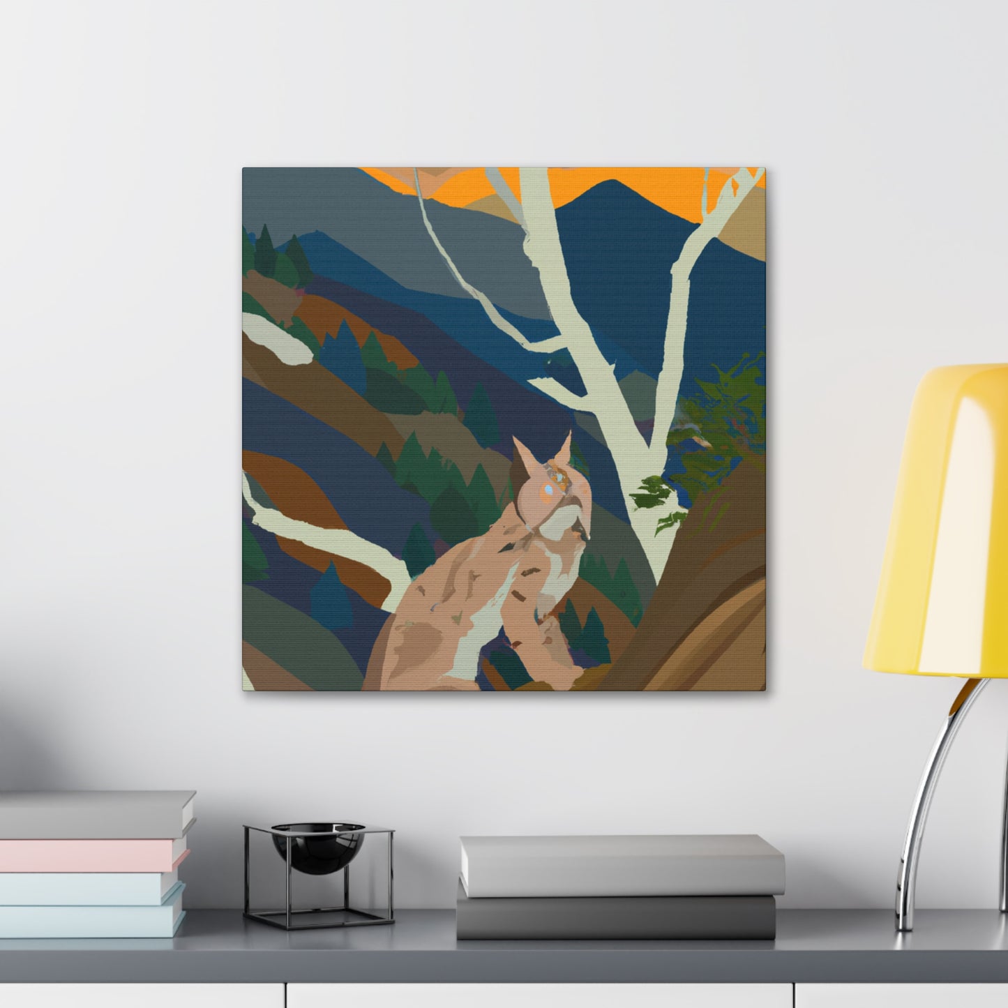 "Bobcat in Nature's Realm" - Canvas