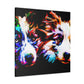 Fur Flowing Freedom - Canvas