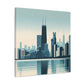 Urban Serenity in Simplicity - Canvas