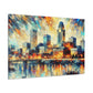 "Omaha's Dappled Riverbanks" - Canvas